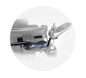 Base de mando abatible